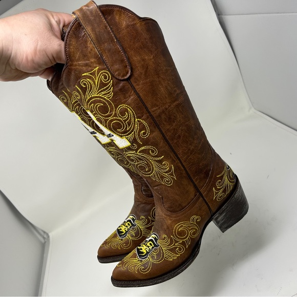 Gameday boots Appalachian State Mountaineers Leather Cowboy Boot university - Picture 5 of 14